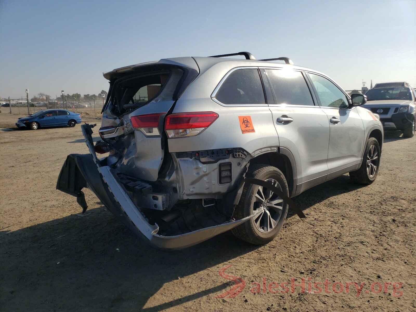 5TDZARFH6KS046910 2019 TOYOTA HIGHLANDER