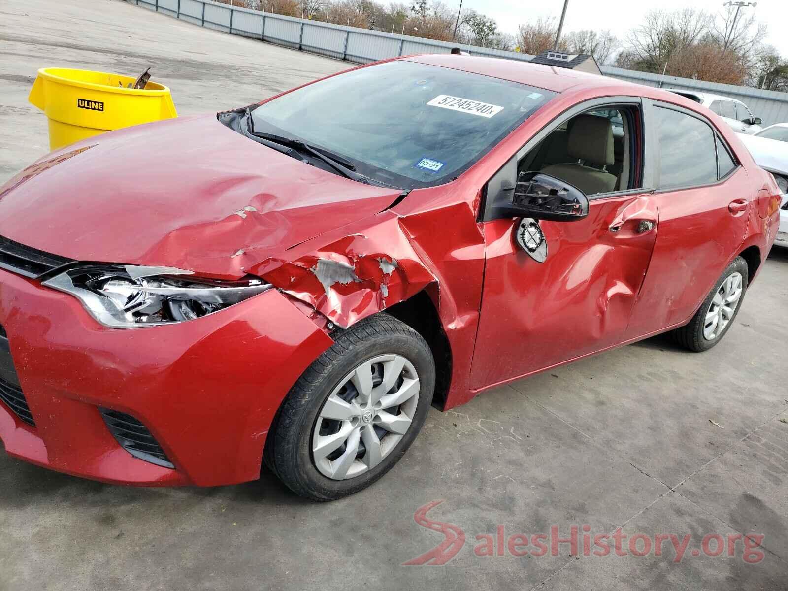 5YFBURHE5GP410214 2016 TOYOTA COROLLA