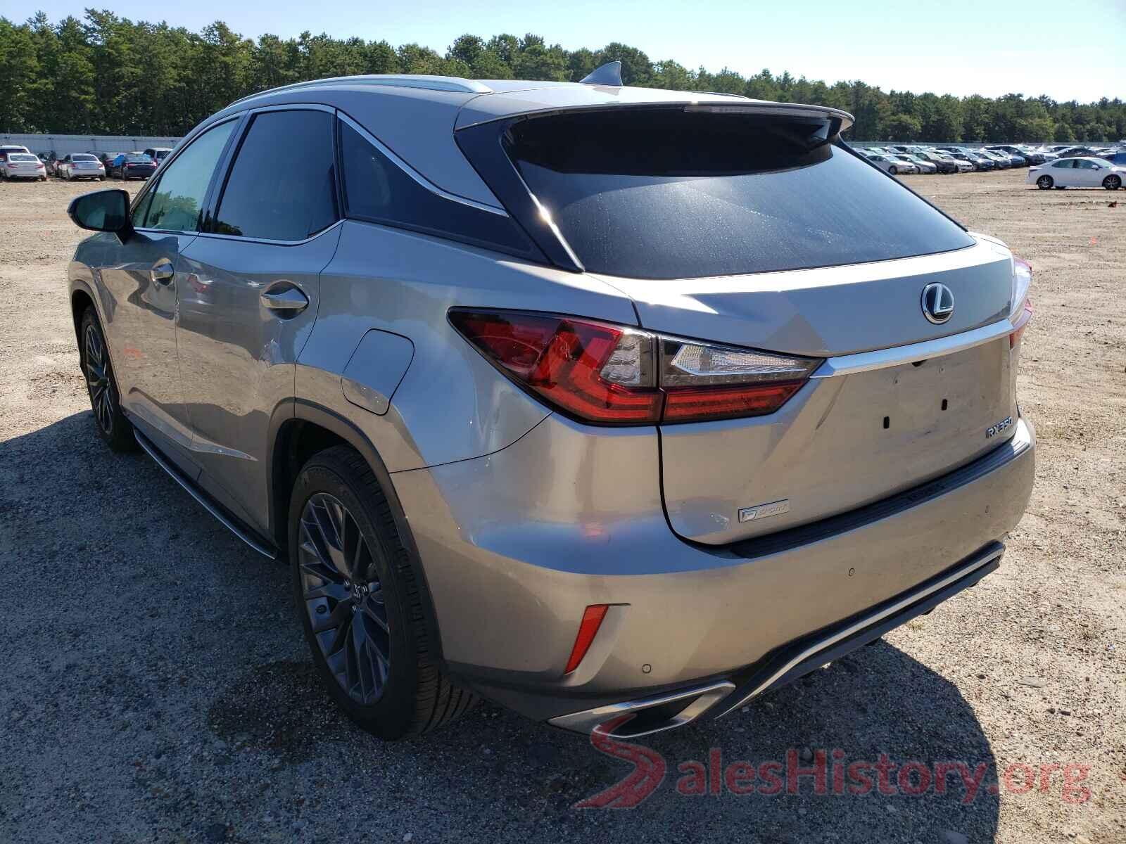 2T2BZMCA0HC129637 2017 LEXUS RX350