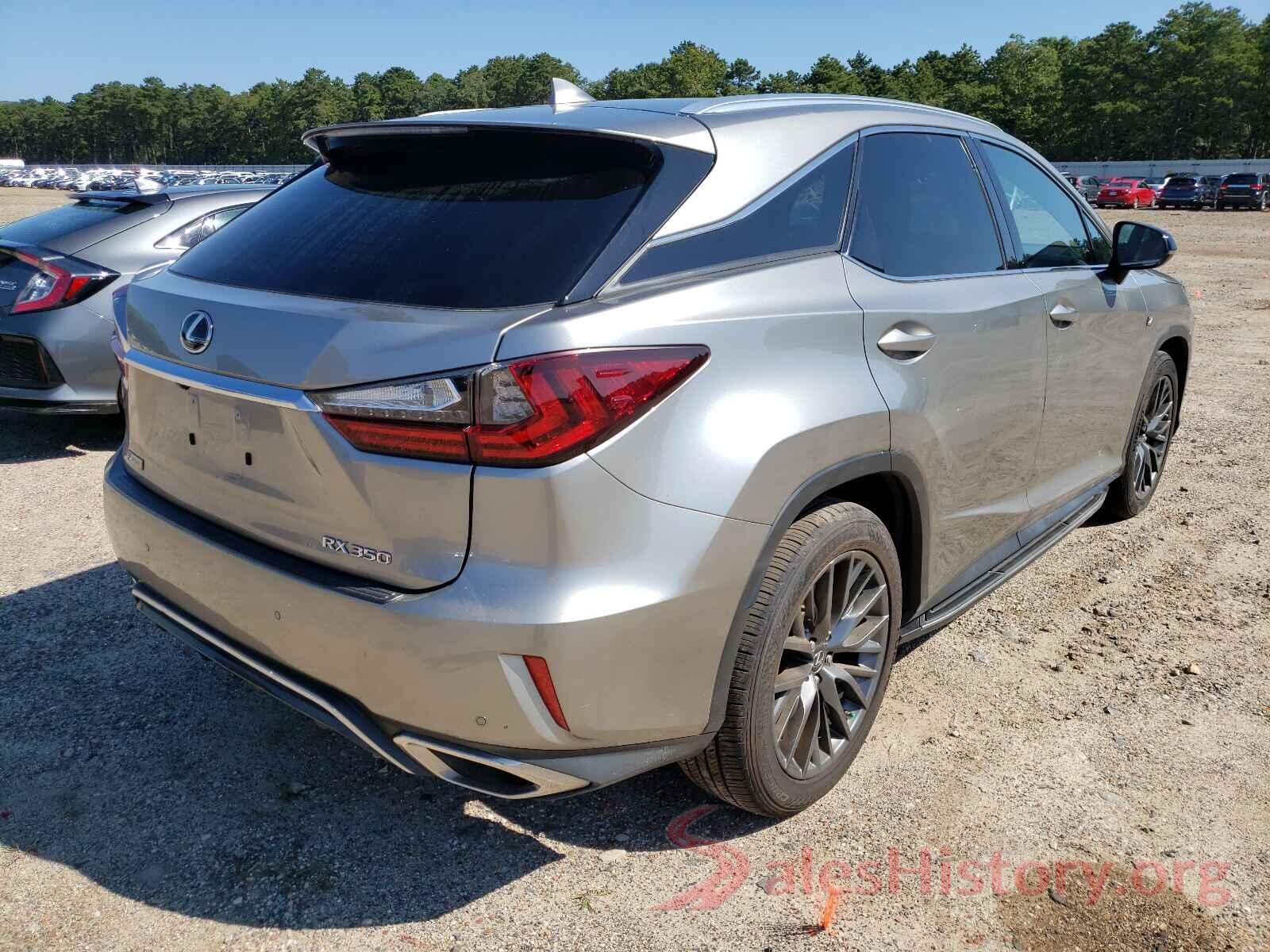 2T2BZMCA0HC129637 2017 LEXUS RX350