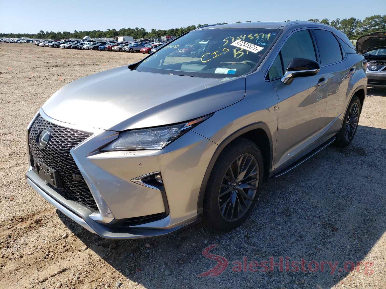 2T2BZMCA0HC129637 2017 LEXUS RX350