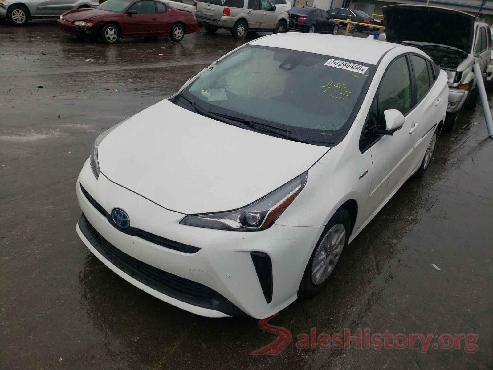 JTDKARFU0L3119982 2020 TOYOTA PRIUS