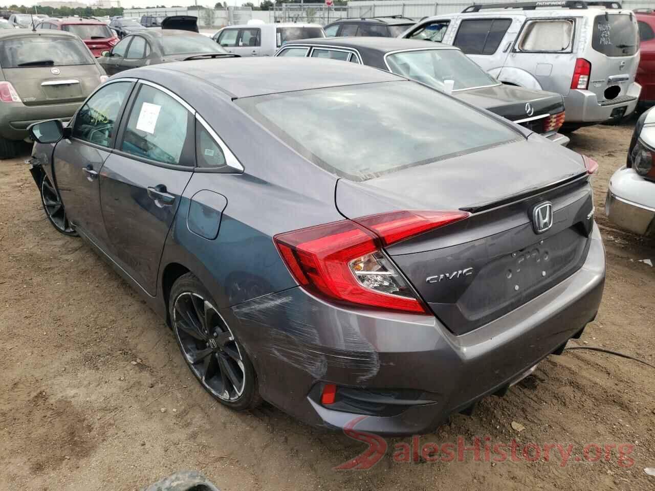 19XFC2F8XLE015224 2020 HONDA CIVIC