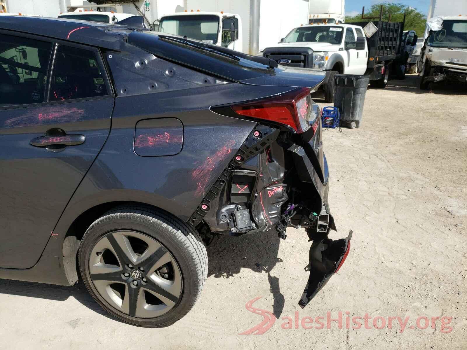 JTDKARFU5K3071877 2019 TOYOTA PRIUS