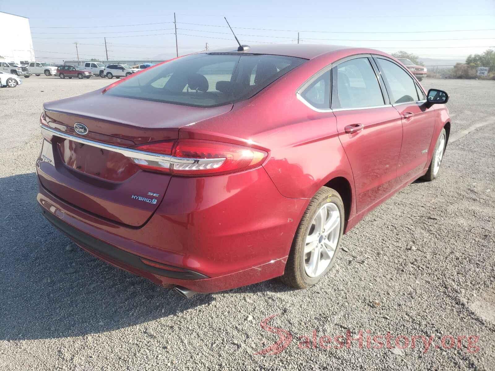 3FA6P0LUXJR173391 2018 FORD FUSION