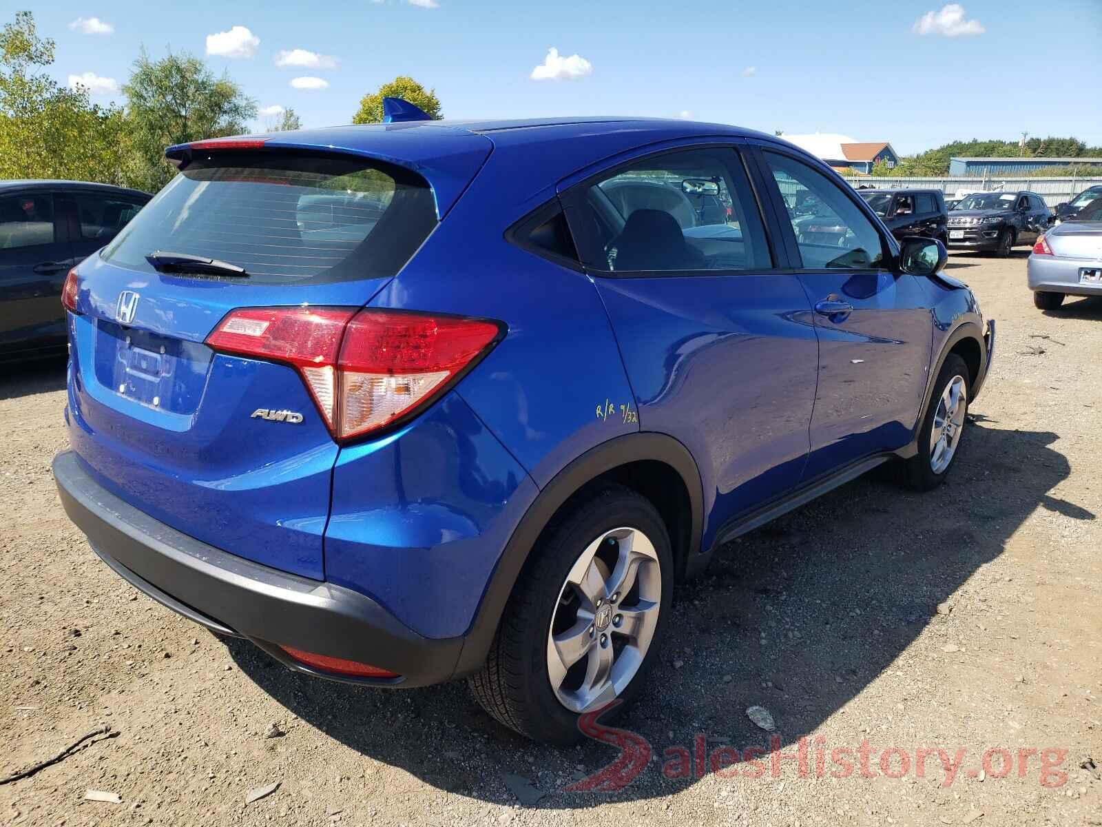 3CZRU6H33JG711907 2018 HONDA HR-V