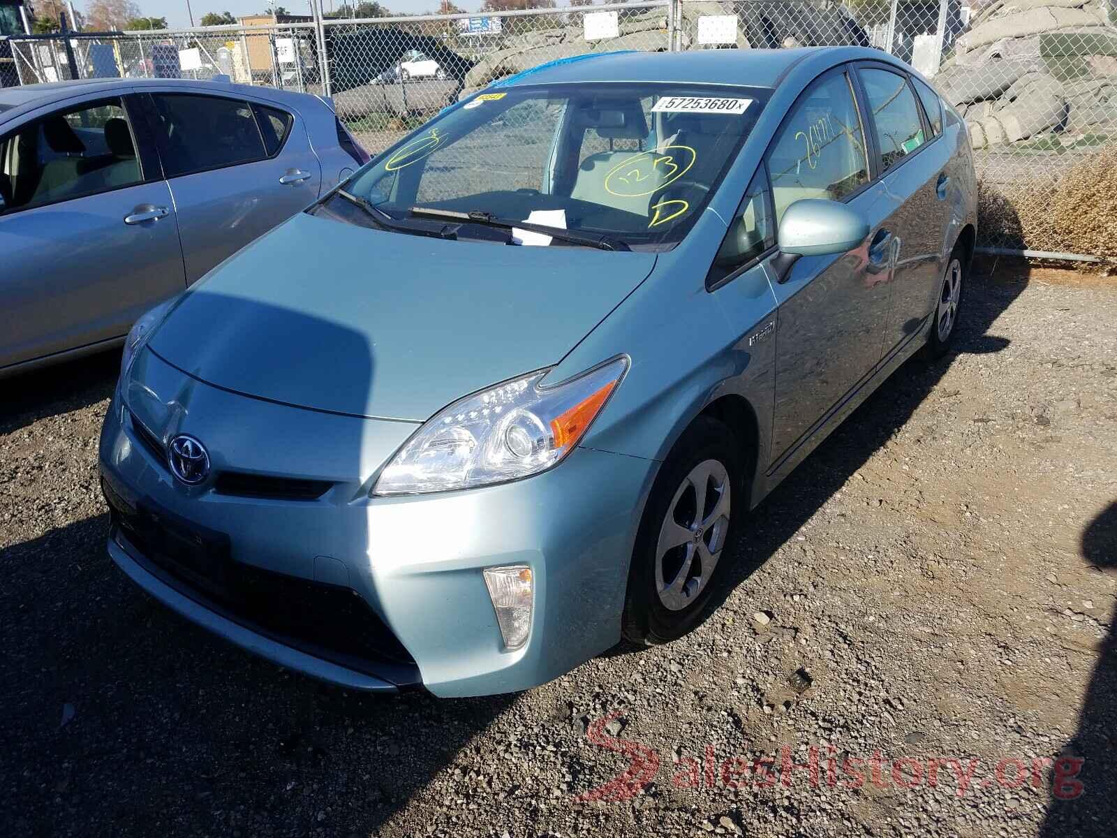 JTDKN3DU6F1997839 2015 TOYOTA PRIUS