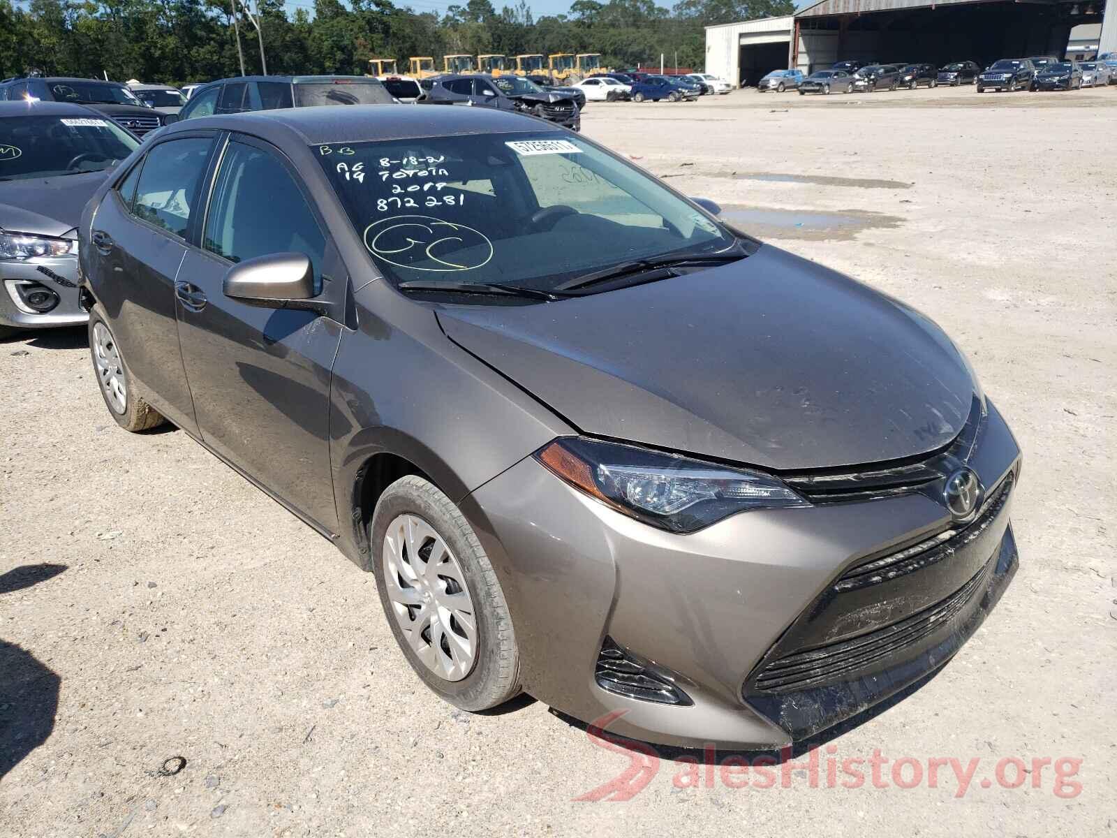 5YFBURHE5KP872281 2019 TOYOTA COROLLA