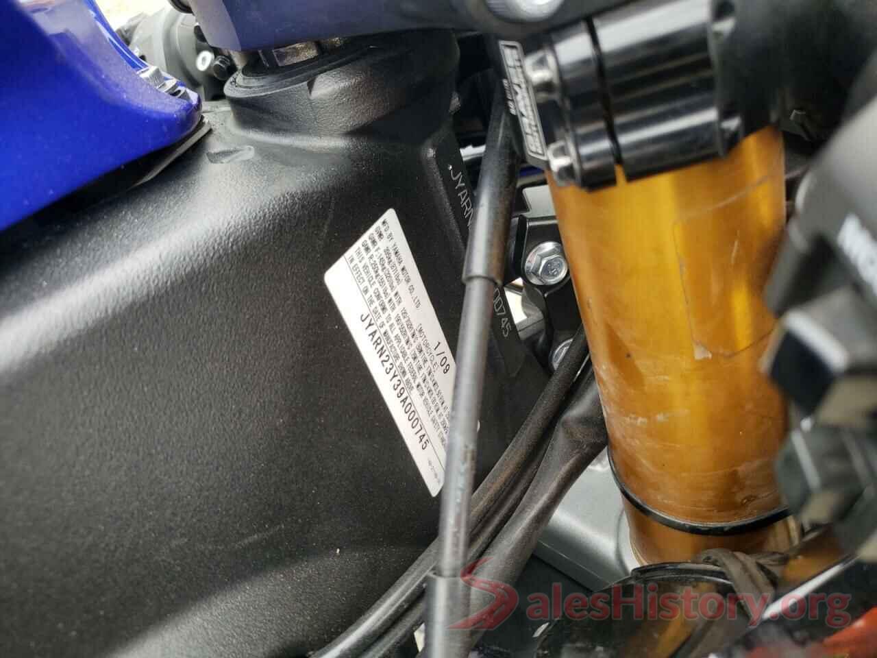 JYARN23Y39A000745 2009 YAMAHA YZF1000