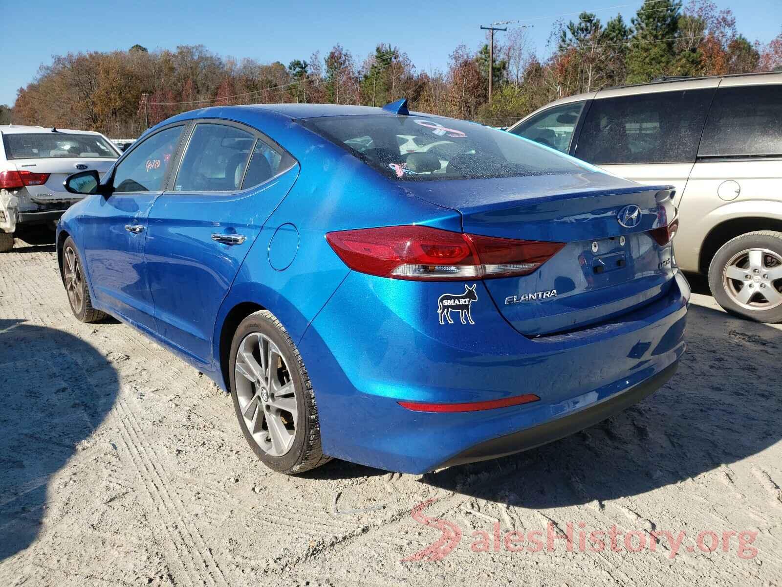 5NPD84LF4HH004360 2017 HYUNDAI ELANTRA