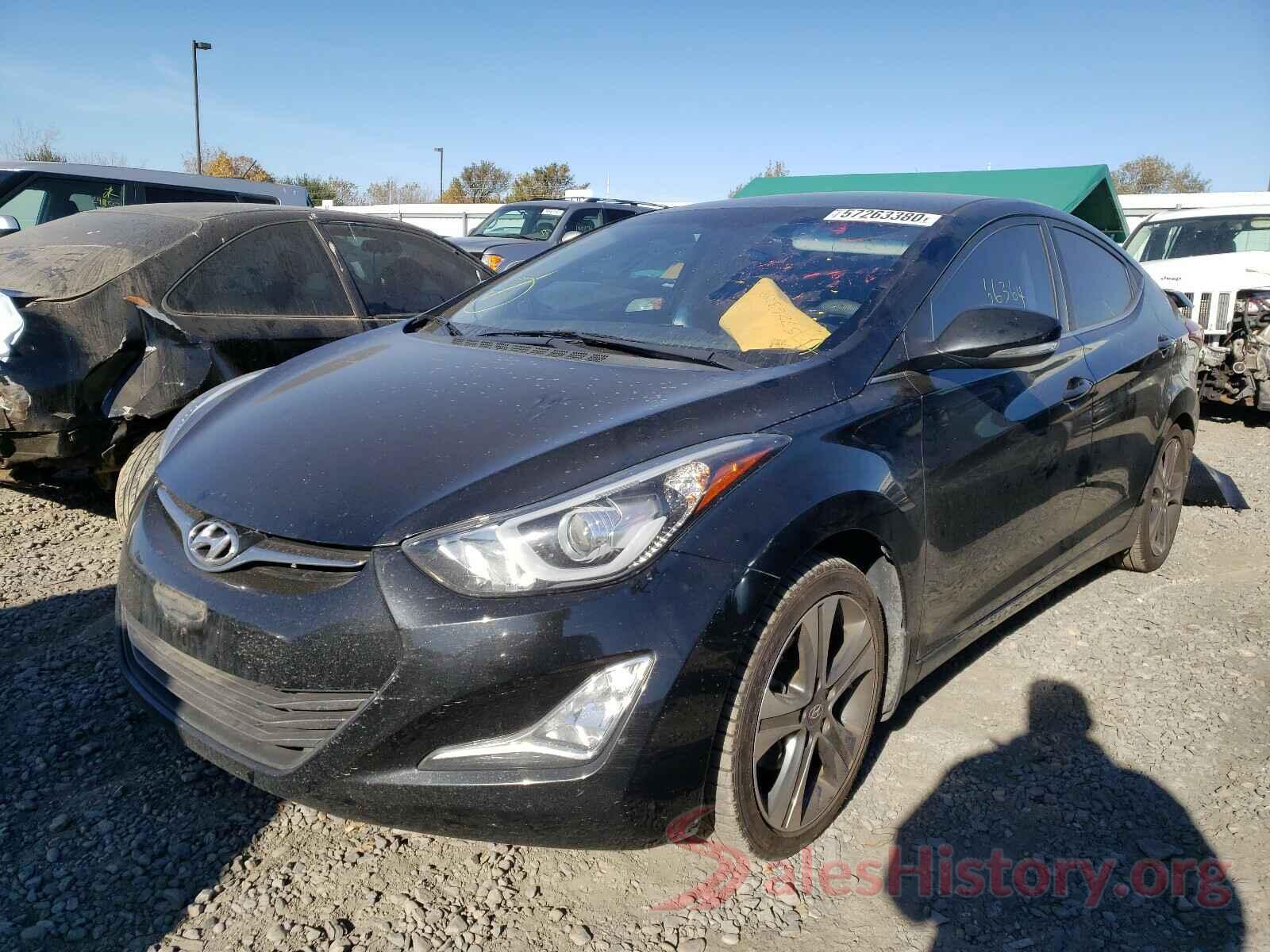 KMHDH4AH3GU488624 2016 HYUNDAI ELANTRA