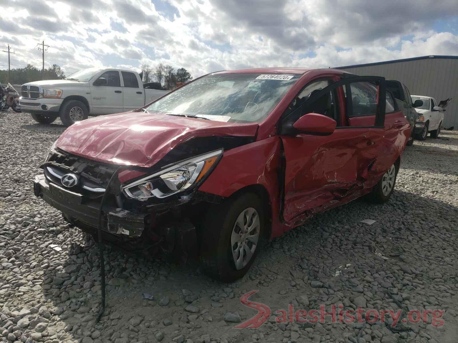 KMHCT4AE3HU221789 2017 HYUNDAI ACCENT