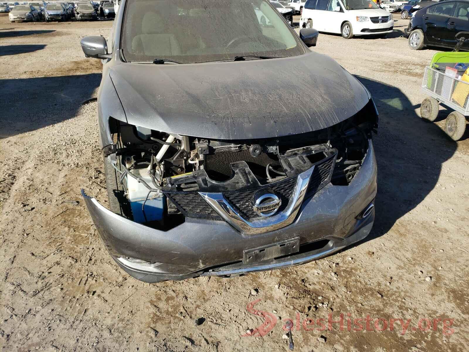 KNMAT2MVXGP619283 2016 NISSAN ROGUE