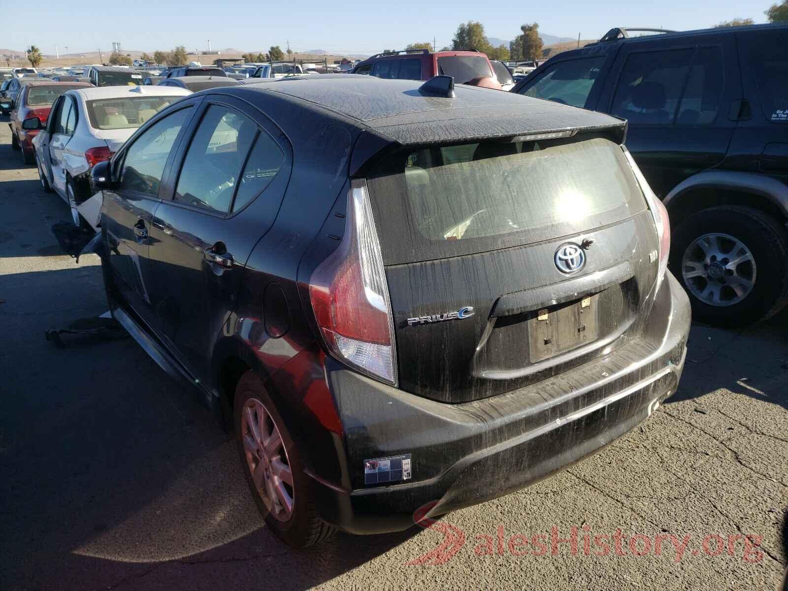 JTDKDTB31H1592195 2017 TOYOTA PRIUS