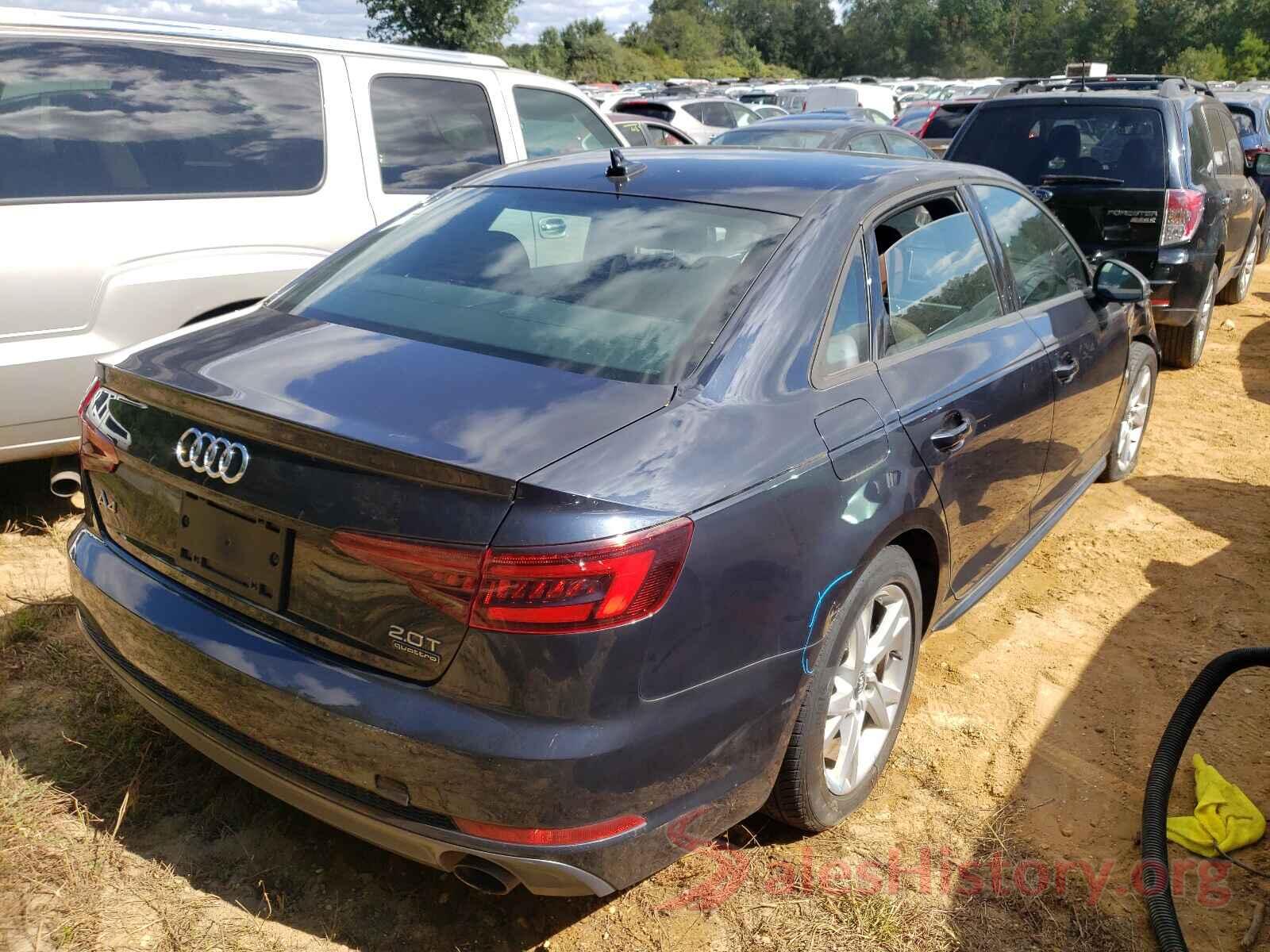 WAUDNAF41JA208190 2018 AUDI A4