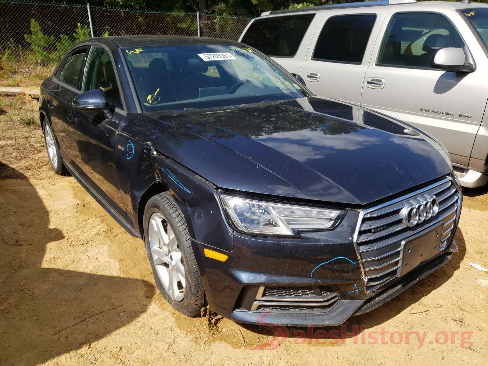 WAUDNAF41JA208190 2018 AUDI A4