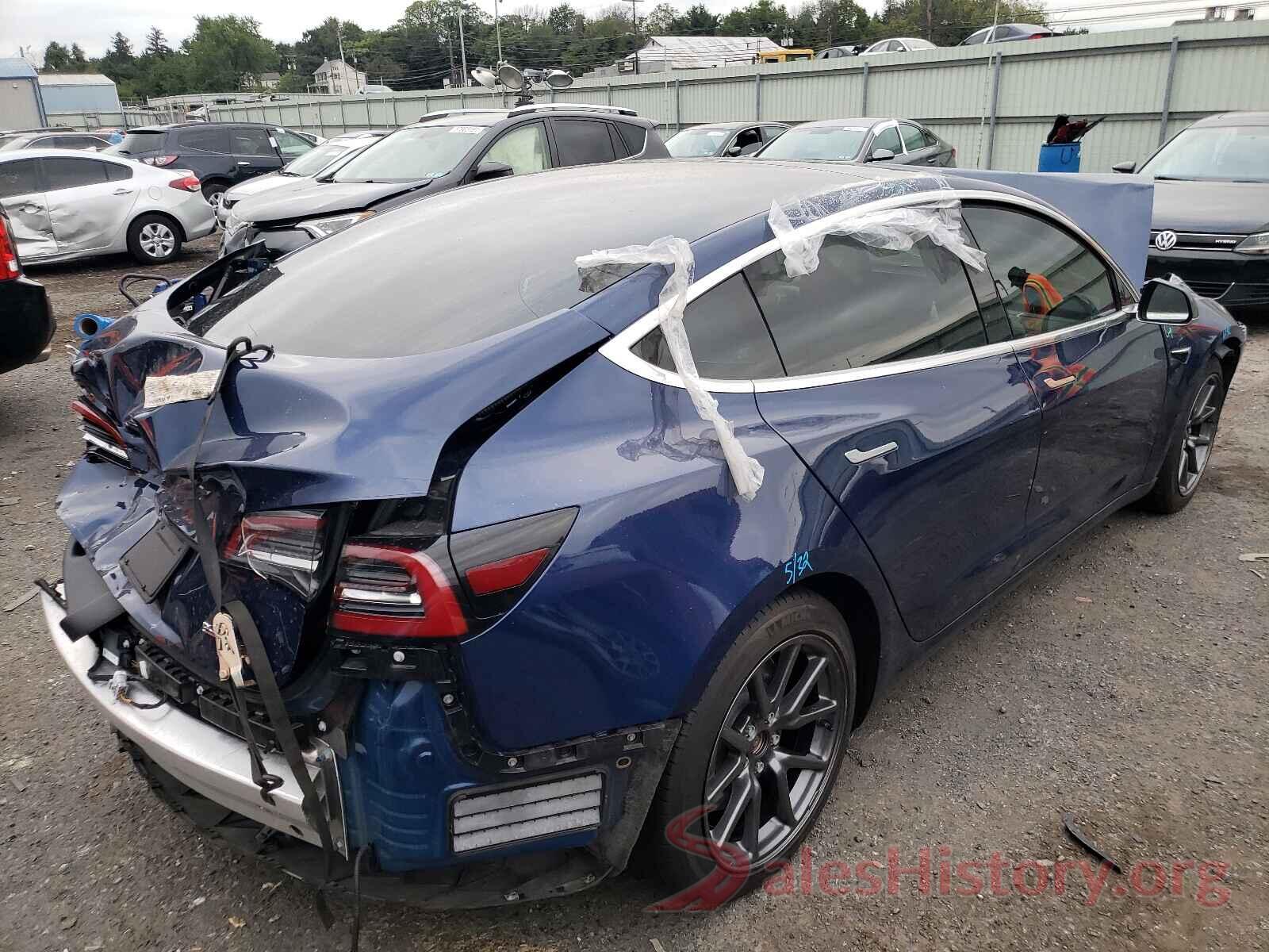 5YJ3E1EB5KF359458 2019 TESLA MODEL 3