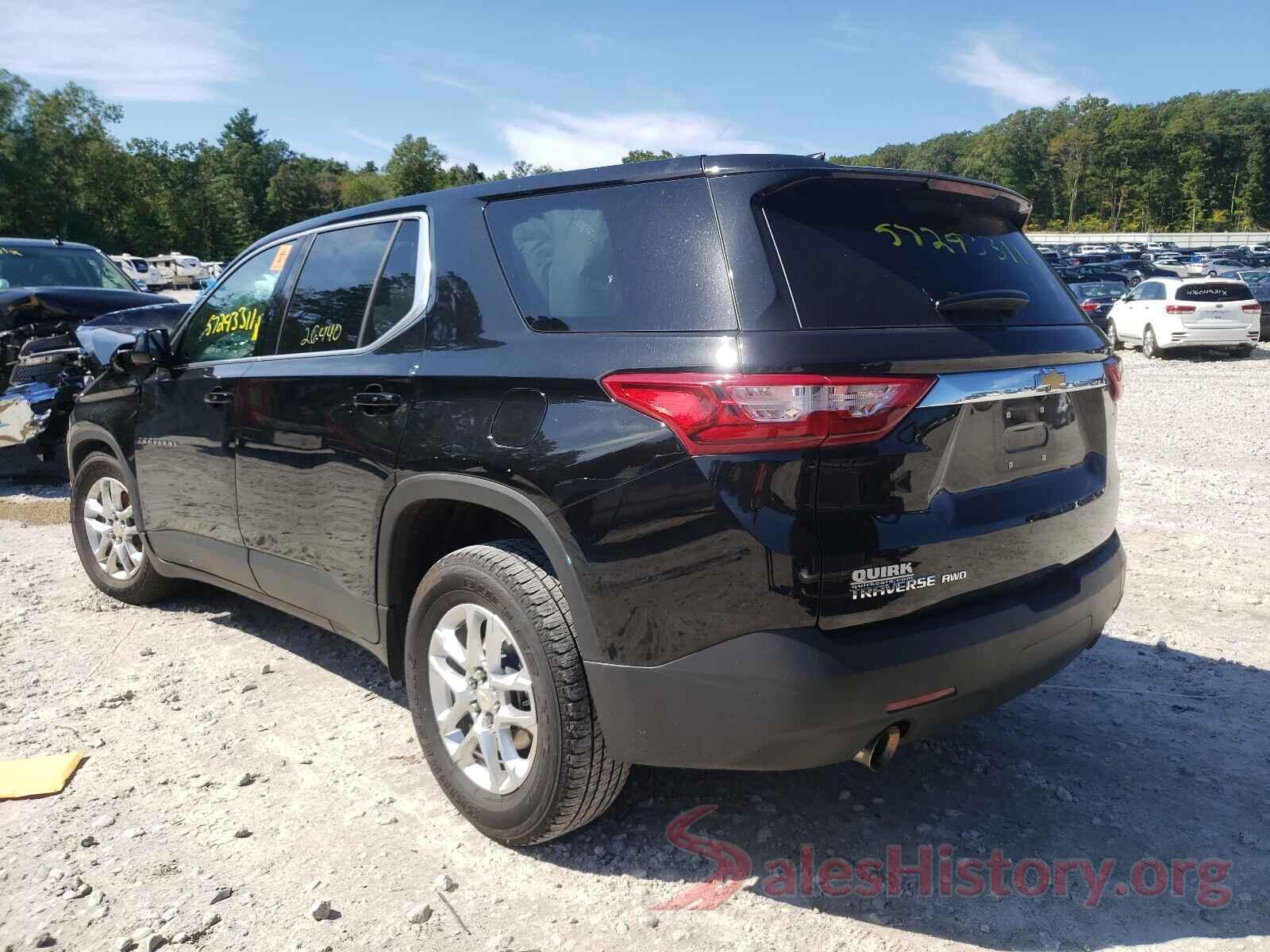 1GNEVFKW1KJ281256 2019 CHEVROLET TRAVERSE