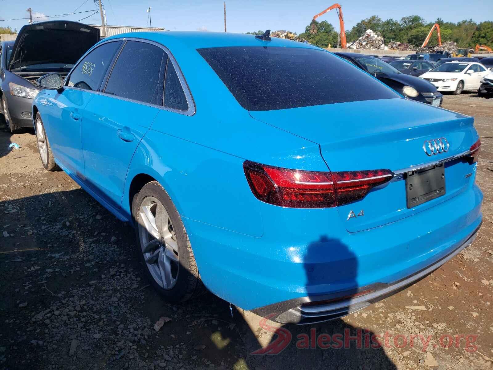 WAUEAAF47MA031147 2021 AUDI A4