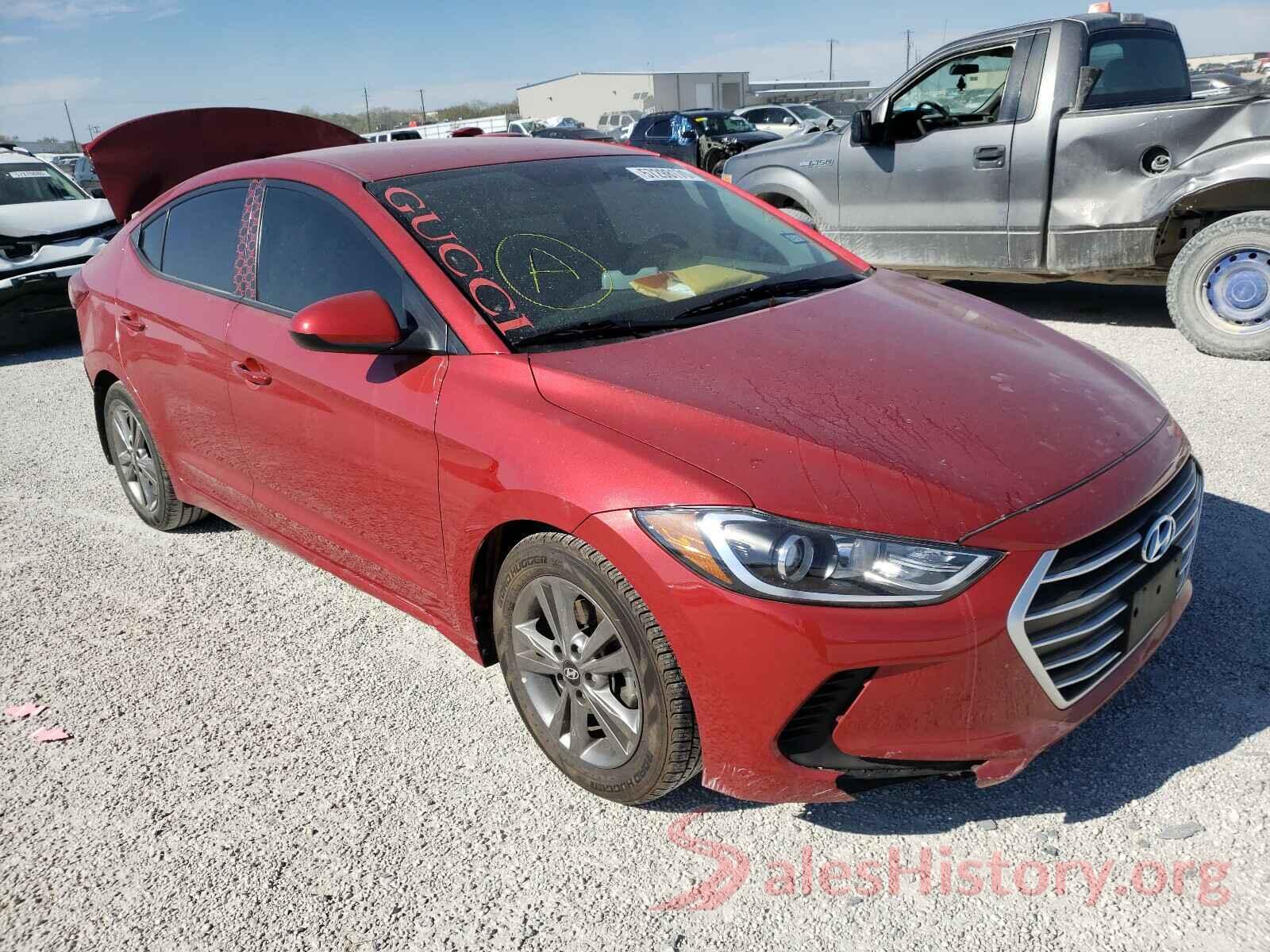 5NPD84LF7HH075956 2017 HYUNDAI ELANTRA