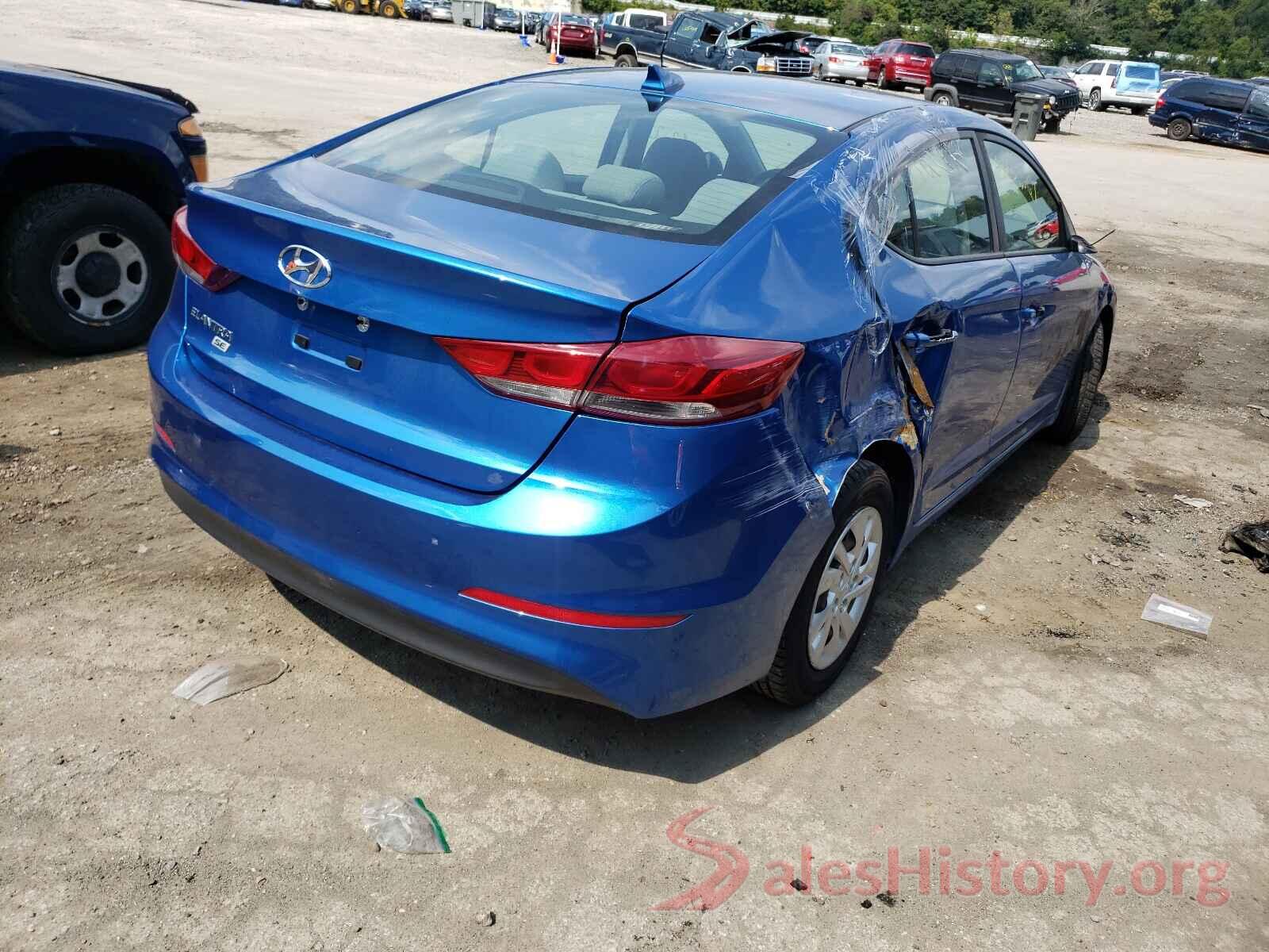 5NPD74LF8HH210915 2017 HYUNDAI ELANTRA