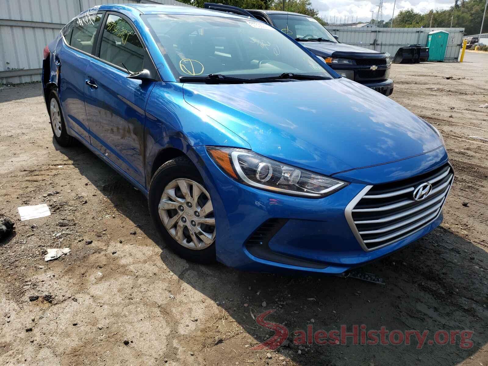 5NPD74LF8HH210915 2017 HYUNDAI ELANTRA