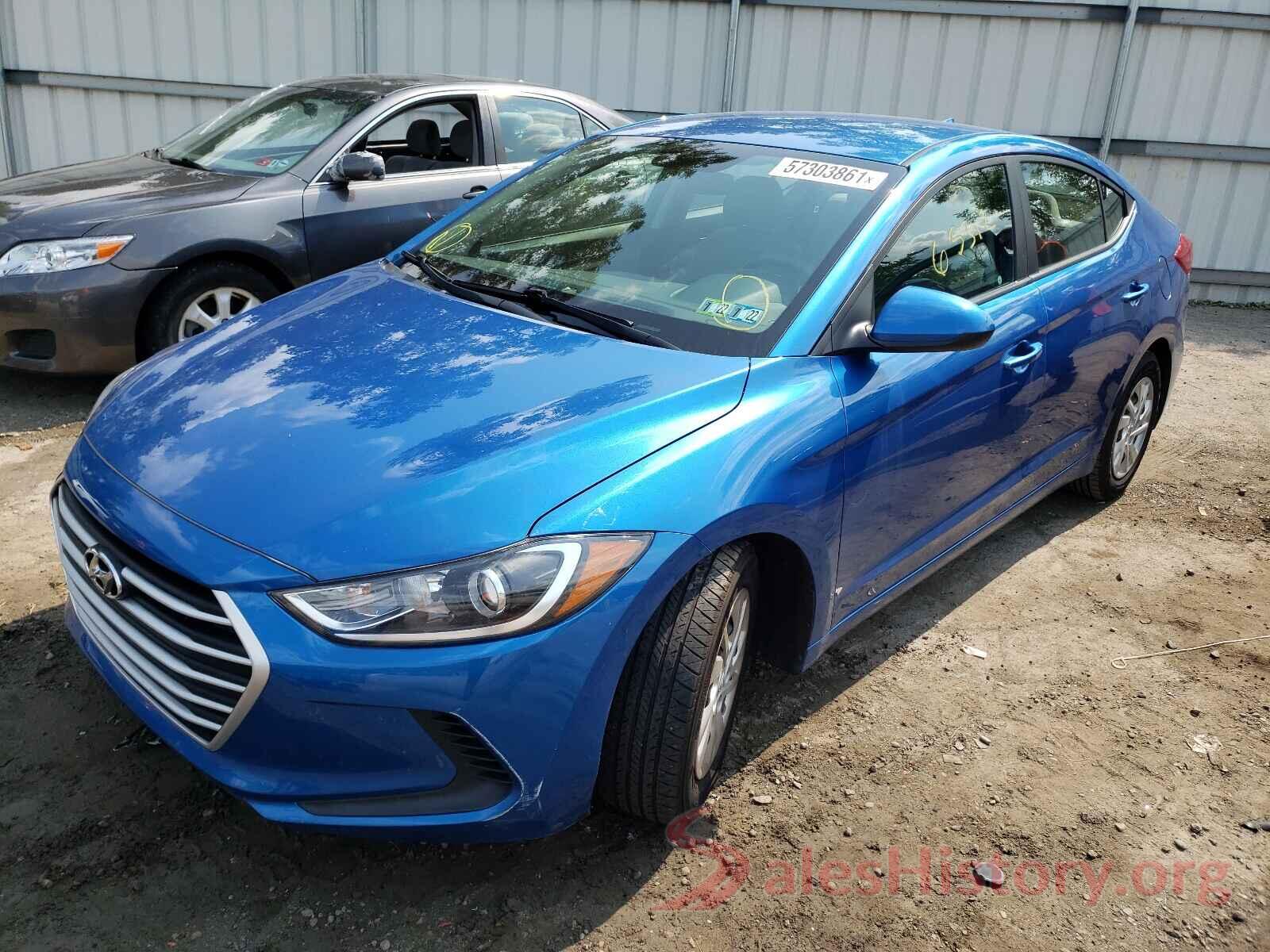 5NPD74LF8HH210915 2017 HYUNDAI ELANTRA