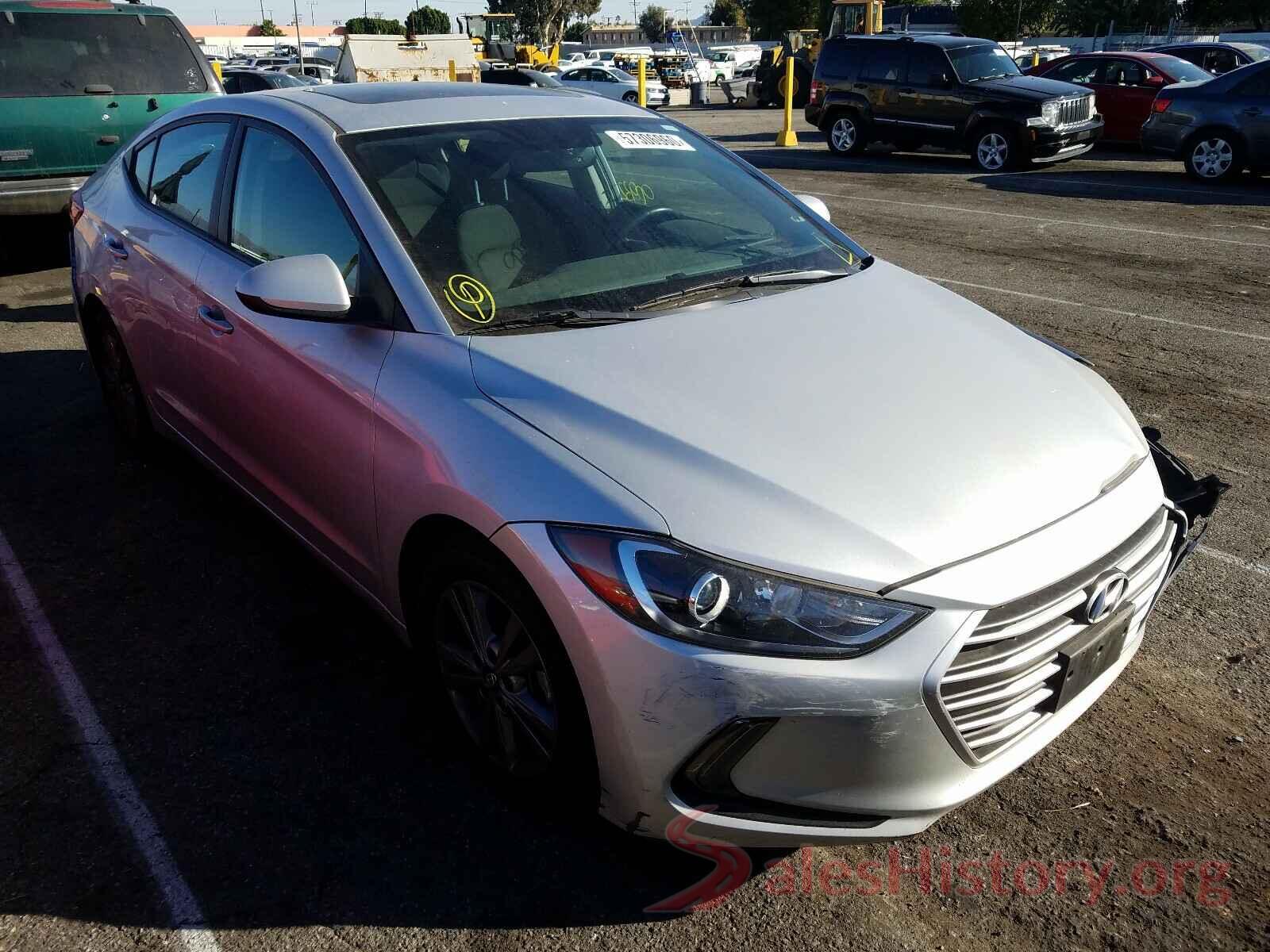 5NPD84LF5JH272615 2018 HYUNDAI ELANTRA