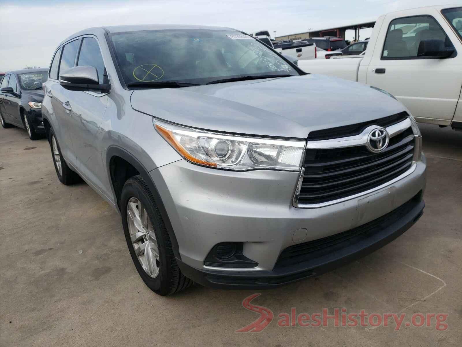 5TDZARFH9GS021443 2016 TOYOTA HIGHLANDER