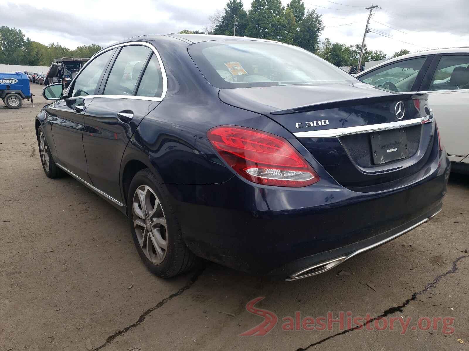 55SWF4KB2GU169008 2016 MERCEDES-BENZ C-CLASS