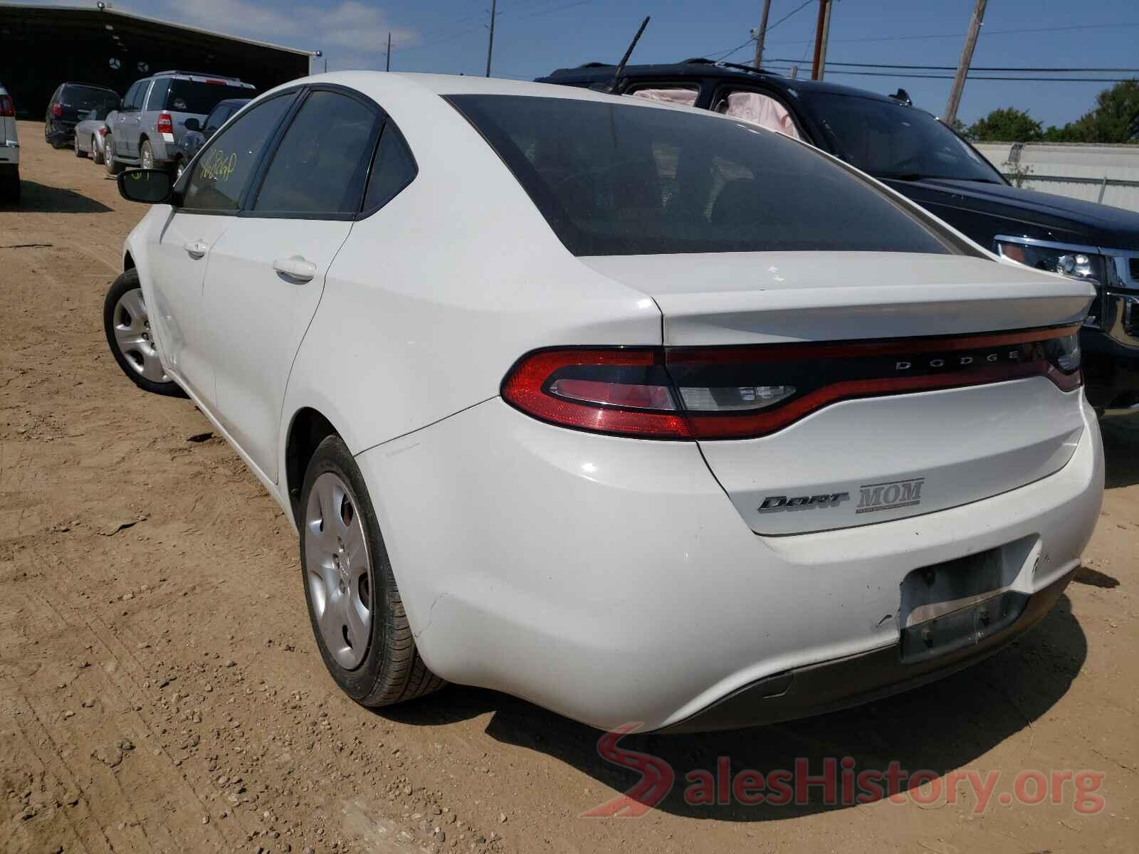 1C3CDFAA8GD593142 2016 DODGE DART