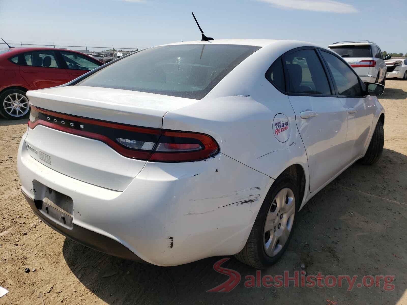 1C3CDFAA8GD593142 2016 DODGE DART