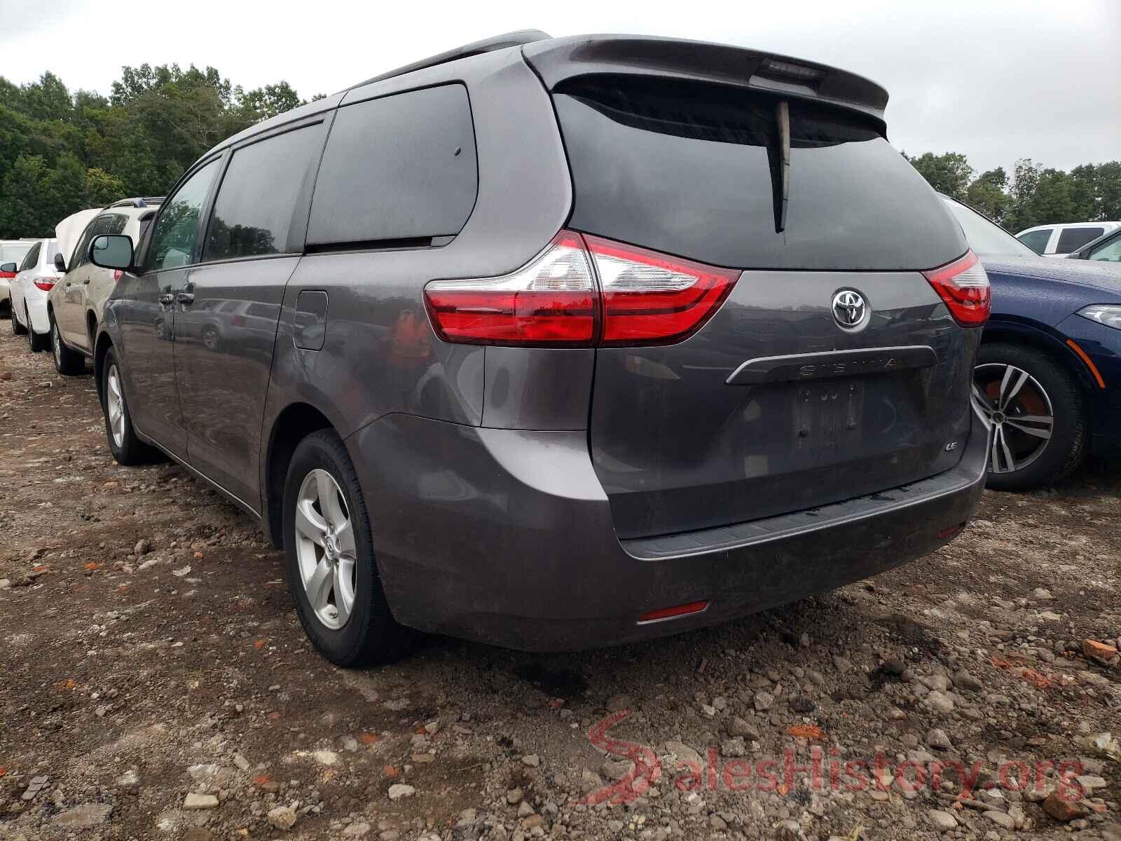 5TDKZ3DC1HS842410 2017 TOYOTA SIENNA