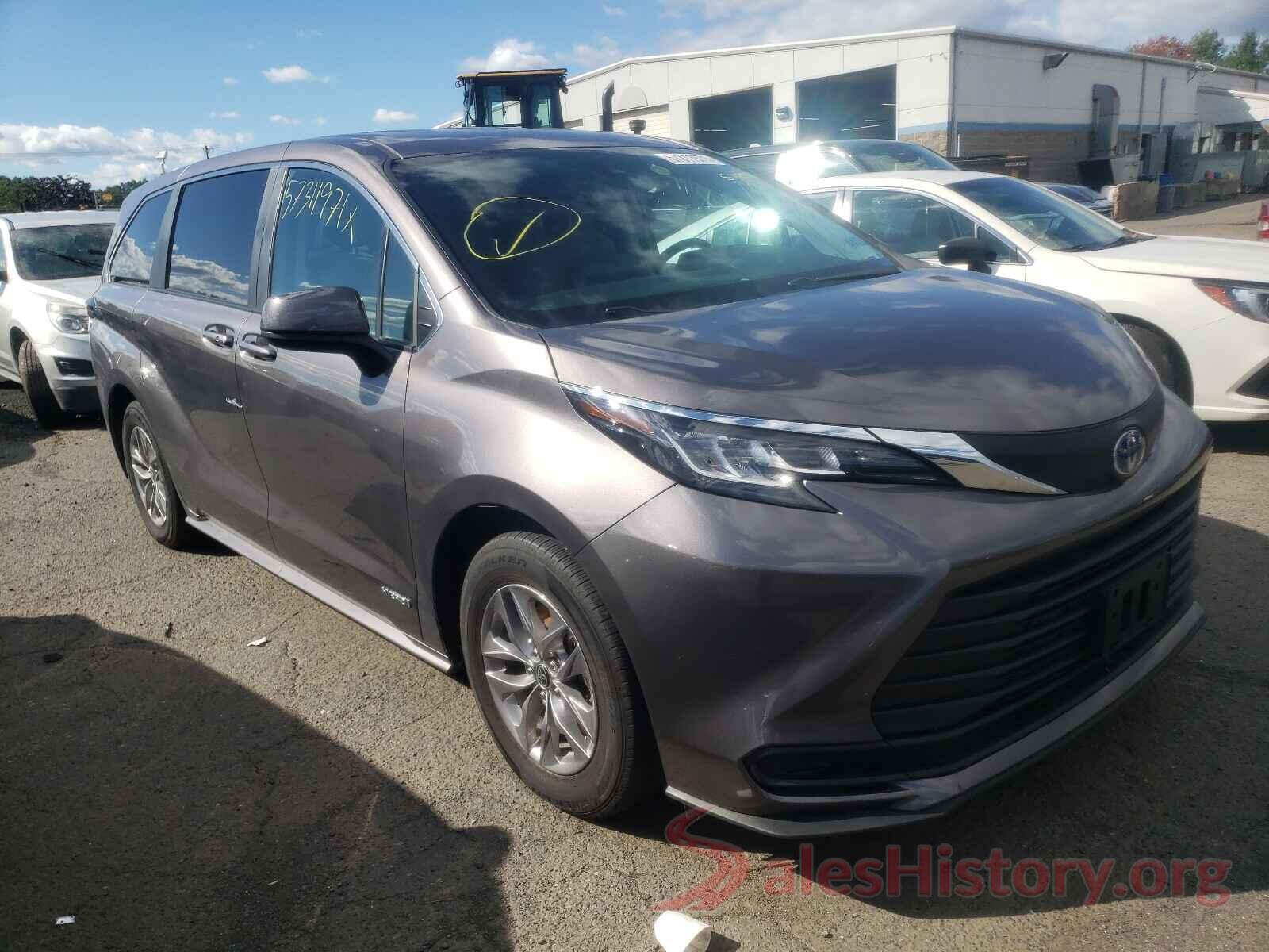 5TDKSKFC2MS005140 2021 TOYOTA SIENNA