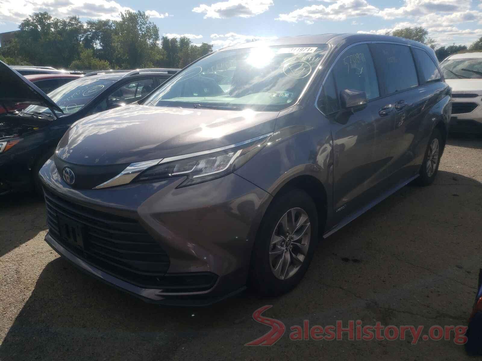 5TDKSKFC2MS005140 2021 TOYOTA SIENNA