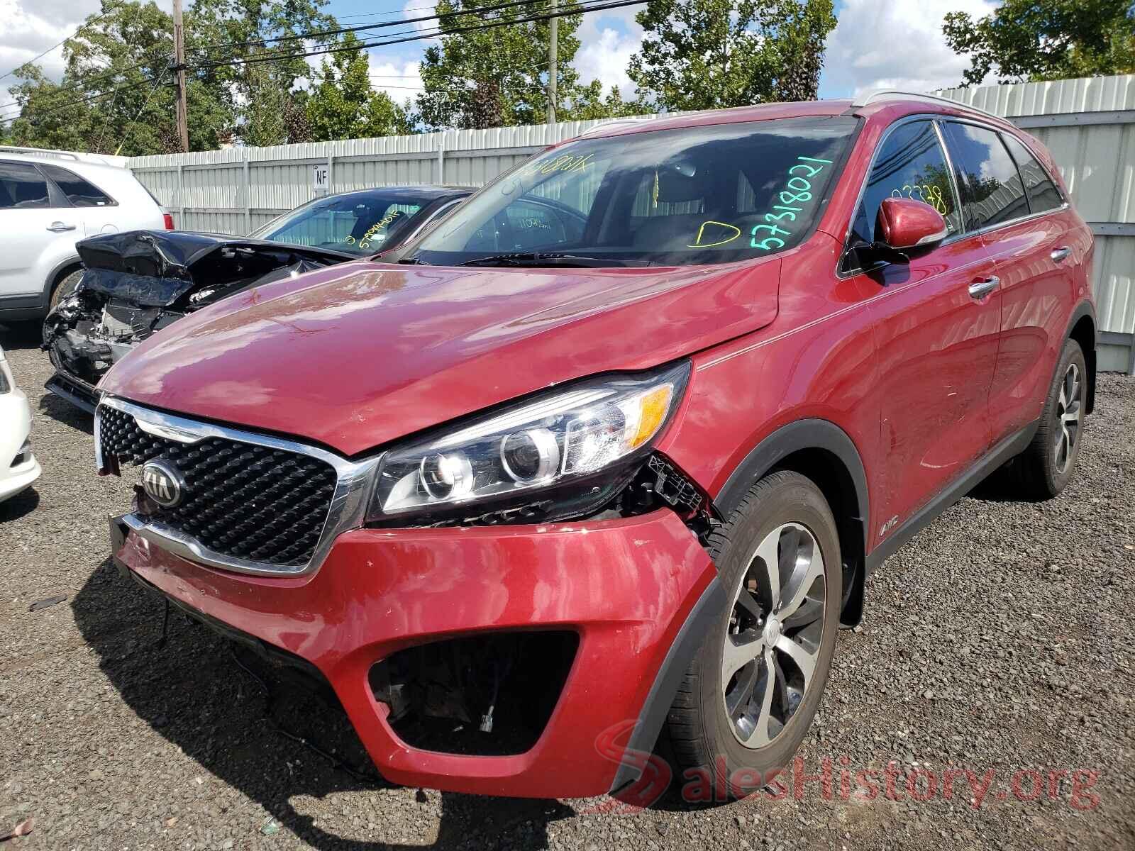 5XYPHDA16GG021087 2016 KIA SORENTO