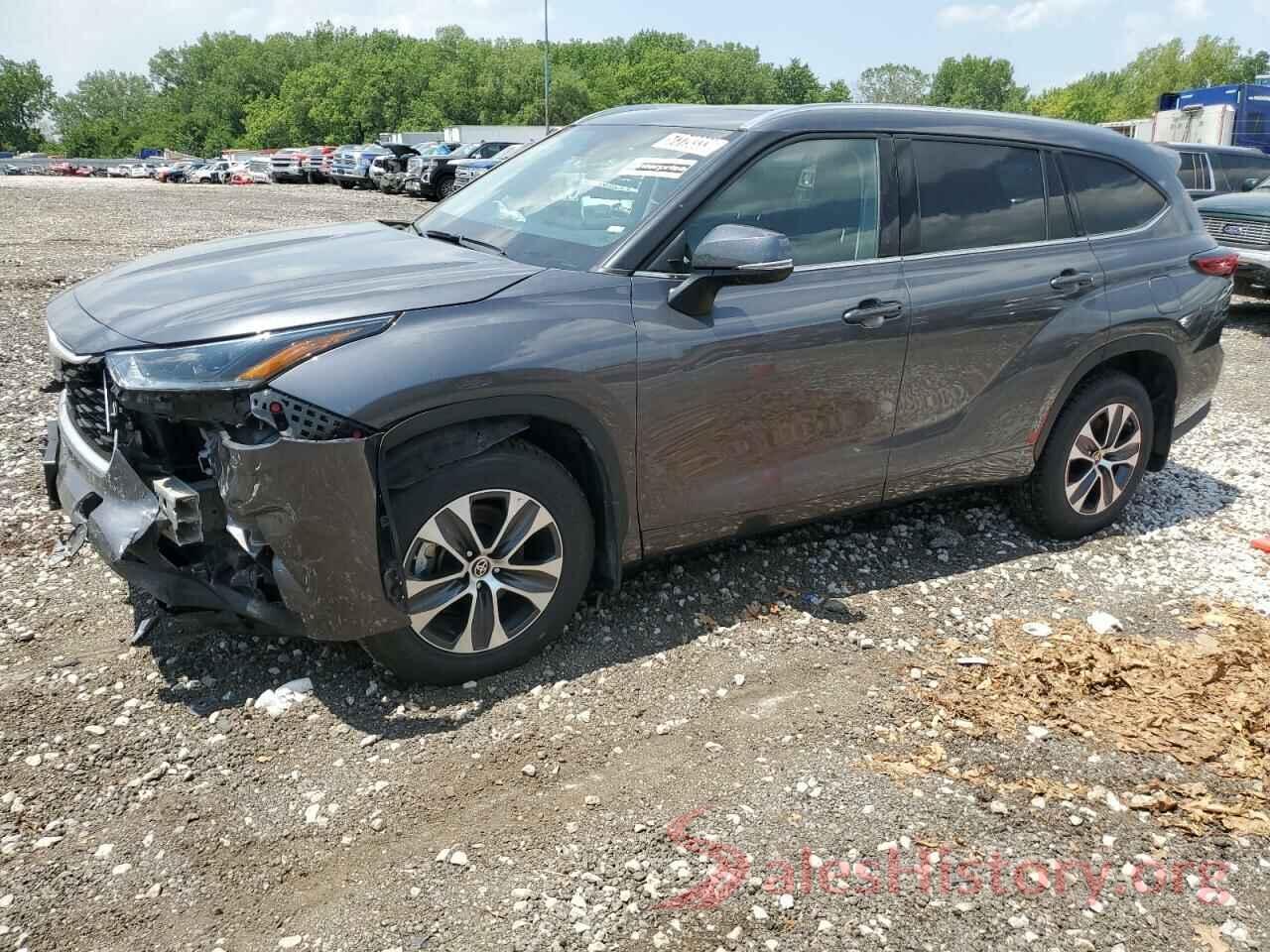 5TDGZRBH3MS545396 2021 TOYOTA HIGHLANDER