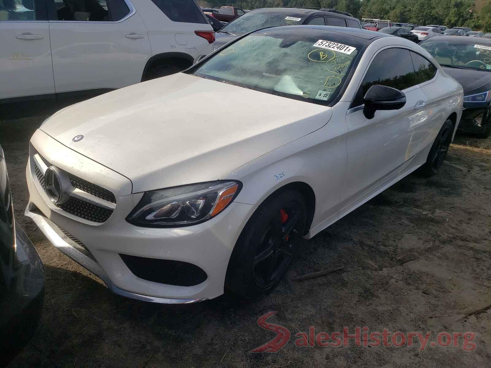 WDDWJ4KBXHF411594 2017 MERCEDES-BENZ C-CLASS