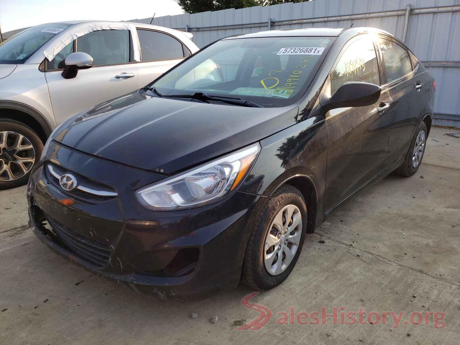 KMHCT4AE4GU991028 2016 HYUNDAI ACCENT