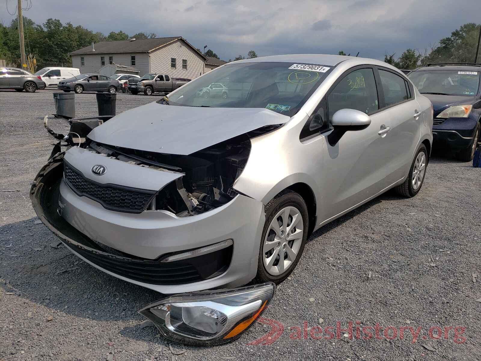 KNADM4A39H6051587 2017 KIA RIO