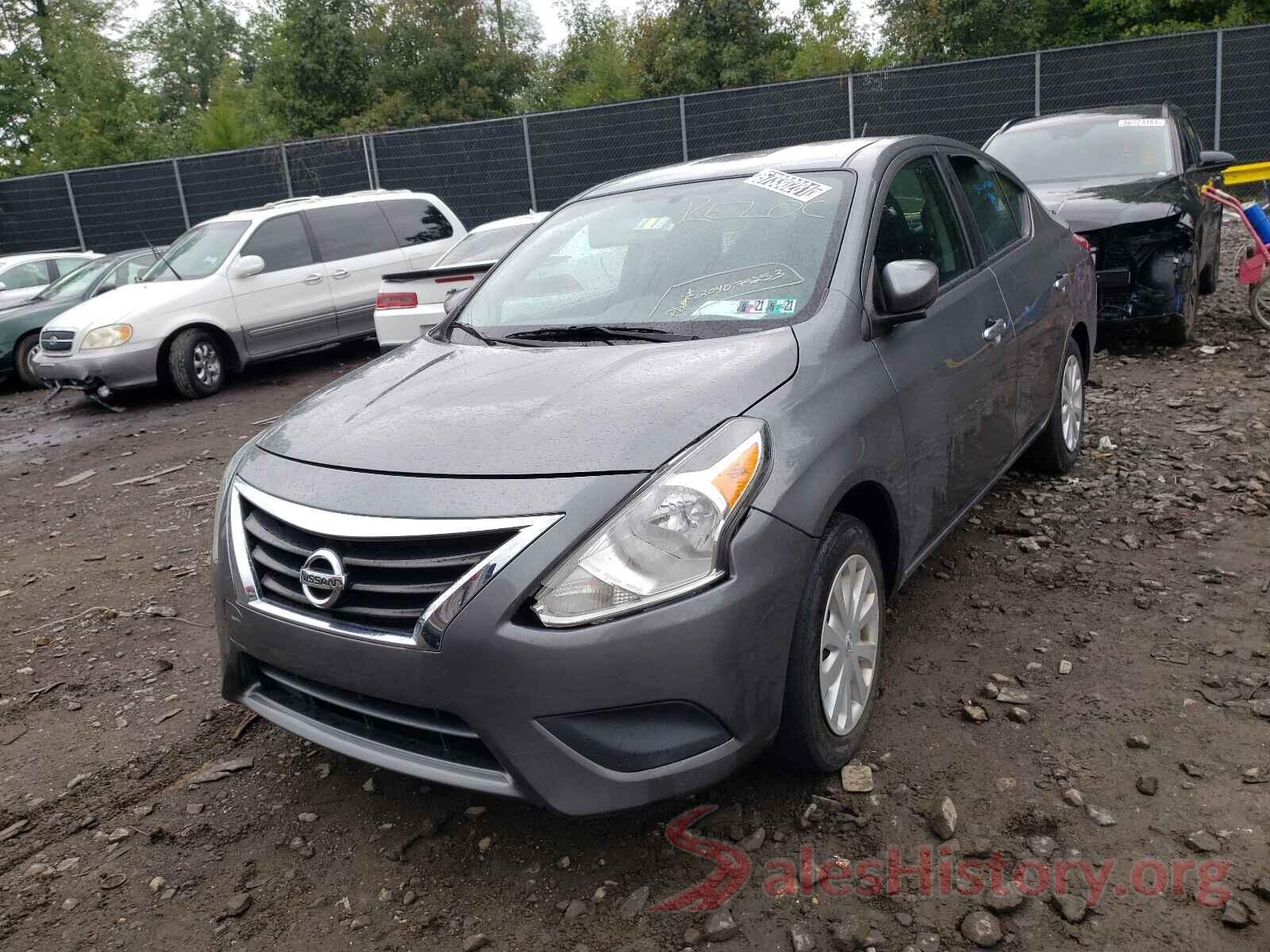 3N1CN7APXKL854165 2019 NISSAN VERSA