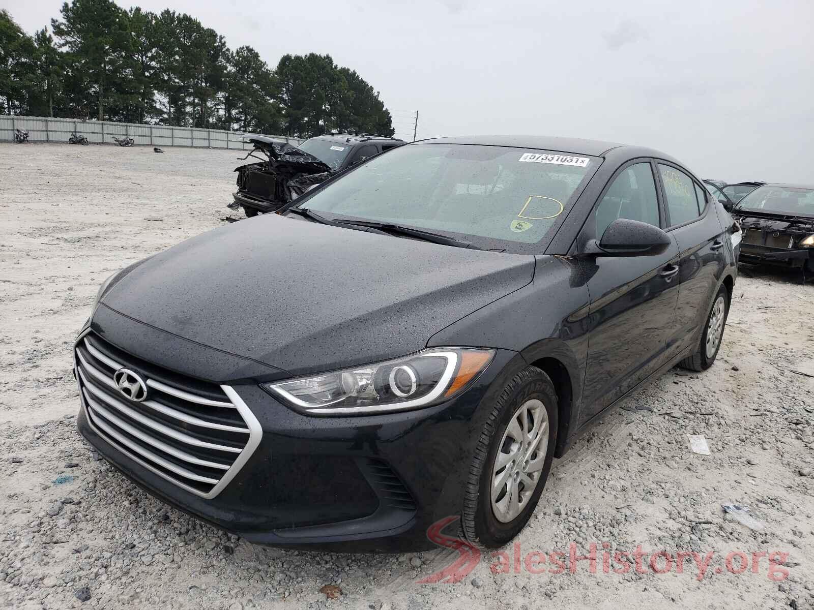 KMHD74LF9HU185962 2017 HYUNDAI ELANTRA