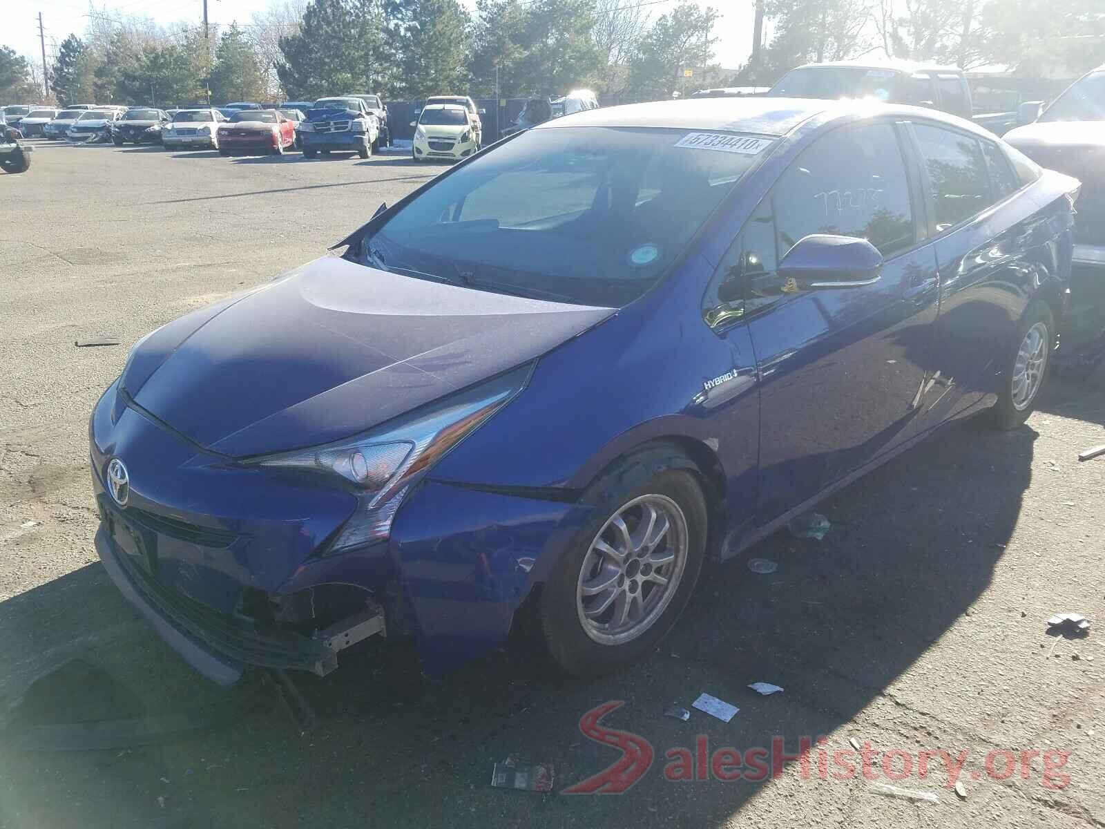 JTDKARFU2G3504613 2016 TOYOTA PRIUS