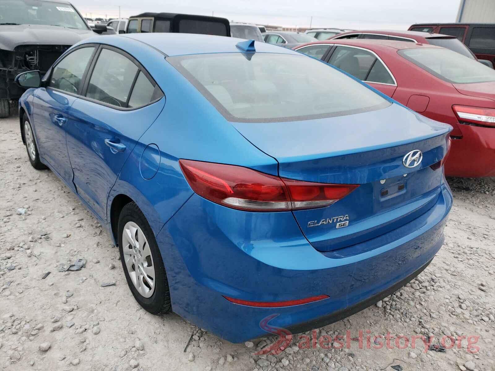 KMHD74LF4HU101322 2017 HYUNDAI ELANTRA