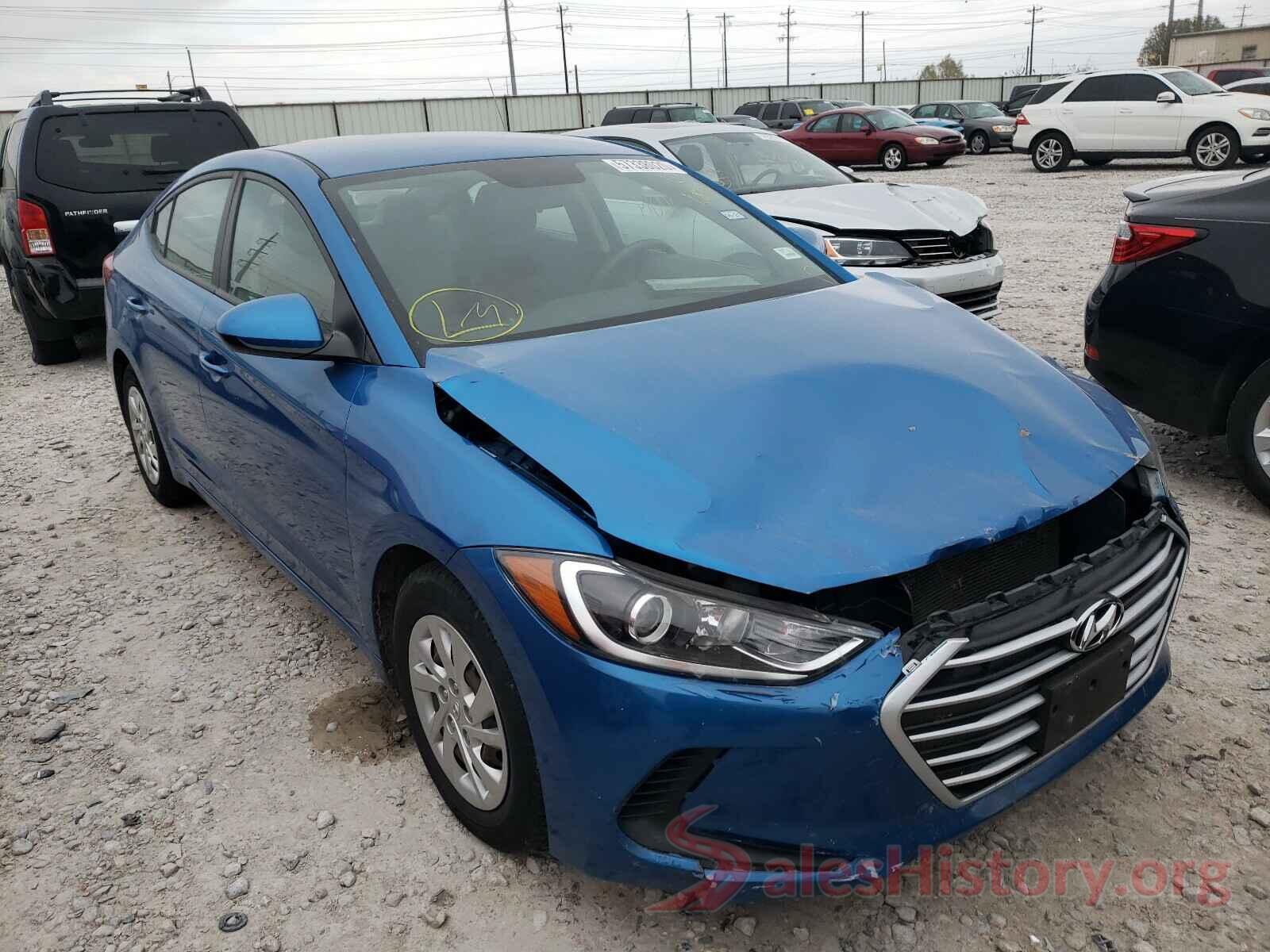 KMHD74LF4HU101322 2017 HYUNDAI ELANTRA