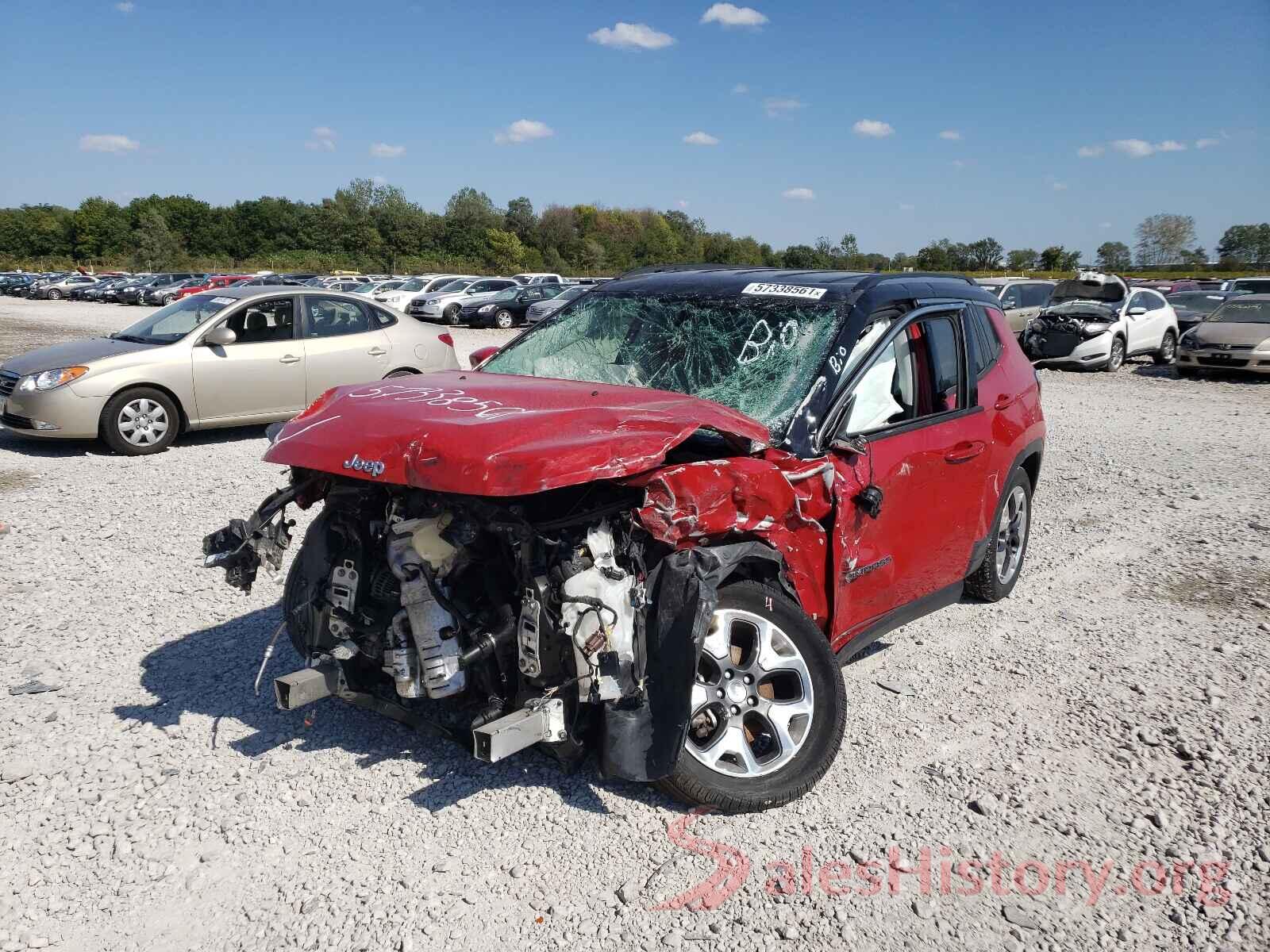 3C4NJDCB8JT437207 2018 JEEP COMPASS