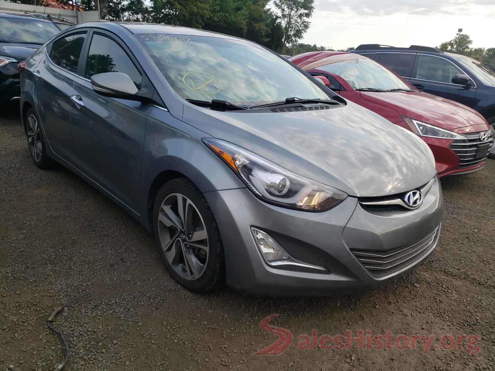 KMHDH4AE6GU620653 2016 HYUNDAI ELANTRA