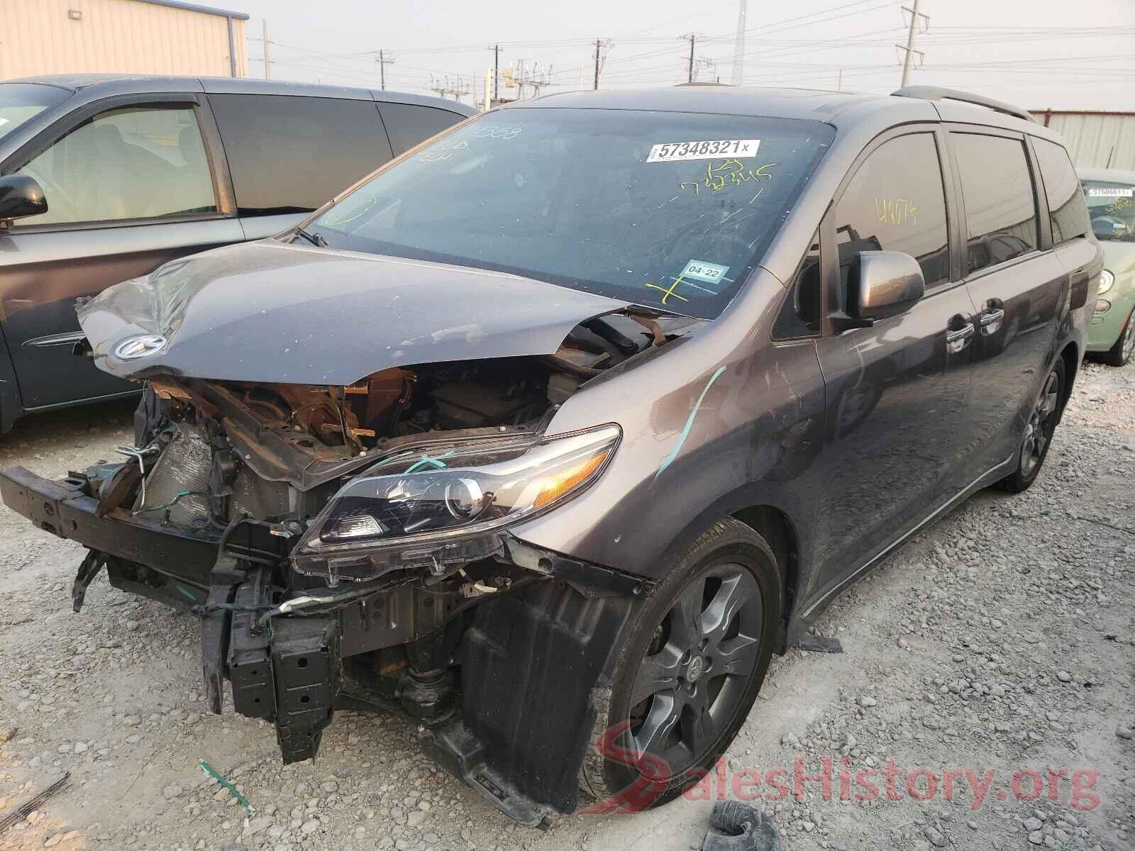 5TDXK3DC2GS732345 2016 TOYOTA SIENNA