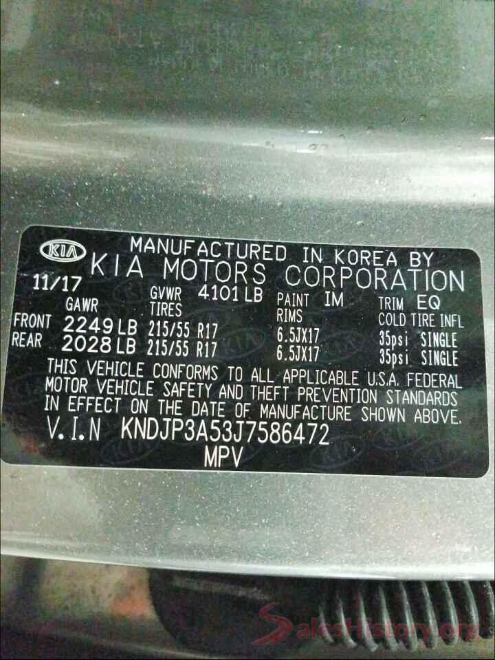 KNDJP3A53J7586472 2018 KIA SOUL