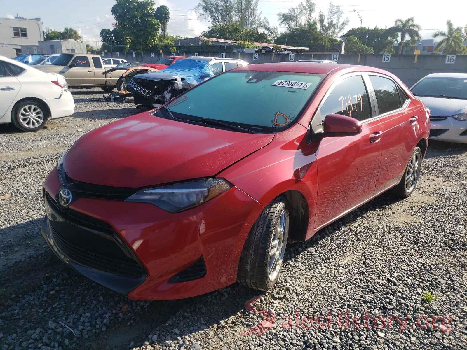 2T1BURHE8JC038908 2018 TOYOTA COROLLA